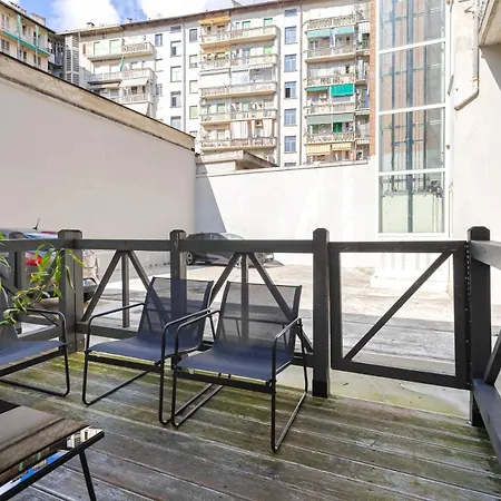 Exclusive Loft Crocetta - 5 Min To Metro Nizza - Free Wi-fi & Ac *
